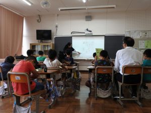 2018年6月28日　日野町立桜谷小学校「愛鳥講演会」